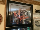 HARLEY DAVIDSON MIRRORED WALL ART