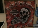 HARLEY DAVIDSON METAL SIGN