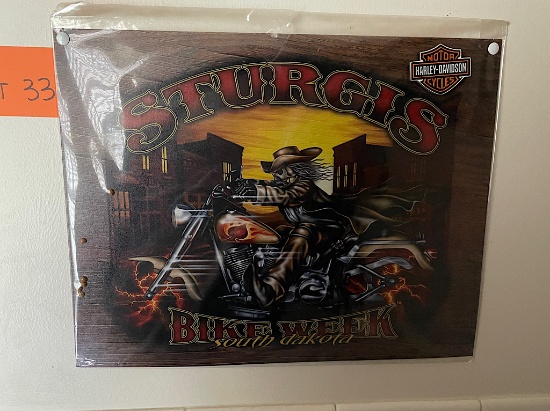 STURGIS BIKE WEEK SOUTH DAKOTA TIN SIGN