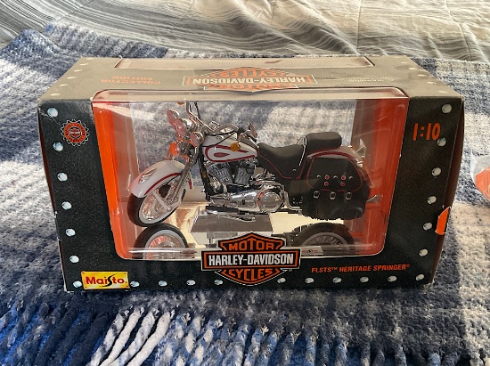 HARLEY DAVIDSON 1:10 HERITAGE SPRINTER DIECAST