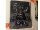 LIVE TO RIDE TIN SIGN