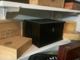 HARLEY DAVIDSON JEWELRY BOX AND WOODEN BOXES