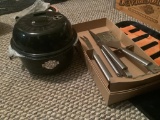 HARLEY DAVIDSON GRILL SET WITH SMALL GRILL