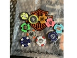 ASSORTED POKER CHIPS