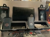 HARLEY DAVIDSON KNIVES, LIGHTER,AUTO ACCESSORIES, AND WALLET