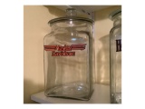 HARLEY DAVIDSON GLASS COOKIE JAR