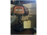 HARLEY DAVIDSON GLASS LAMP