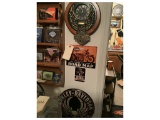 HARLEY DAVIDSON METAL SIGNS AND WALL CLOCK