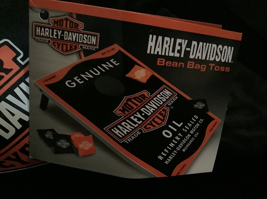 HARLEY DAVIDSON BEAN BAG TOSS IN BAG