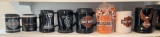 8 HARLEY DAVIDSON COFFEE MUGS