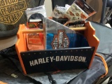 HARLEY DAVIDSON CADDY WITH STICKERS AND RIBBONS