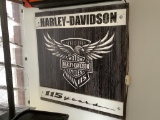 HARLEY DAVIDSON WOODEN WALL ART