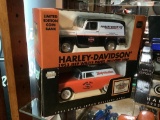 HARLEY DAVIDSON LIMITED EDITION DIECAST COIN BANKS IN BOX