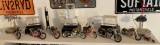 HARLEY DAVIDSON PAPER WEIGHTS, AND TOYS