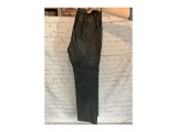 LEATHER RIDING PANTS