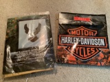 HARLEY DAVIDSON CROSS STITCH AND MOUSE PAD