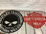 HARLEY DAVIDSON METAL SIGNS