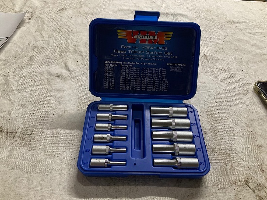 VIM TOOLS 11PC DEEP TORX SOCKET SET