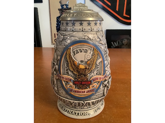 2000 HARLEY DAVIDSON COLLECTORS “ITS NOT THE DESTINATION, IT’S THE JOUNEY” STEIN