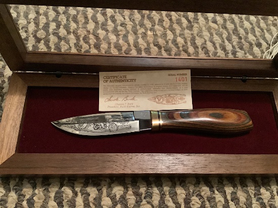 COLLECTABLE “THE EVOLUTION ENGINE” BUCK KNIFE