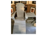 HARLEY DAVIDSON DECK CHAIR WITH TABLE