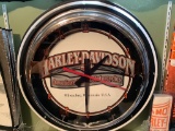 LARGE HARLEY DAVIDSON NEON CLOCK