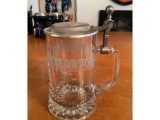 HARLEY DAVIDSON CLEAR GLASS STEIN