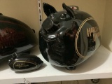 HARLEY DAVIDSON MATCHING PIGGY BANK SET