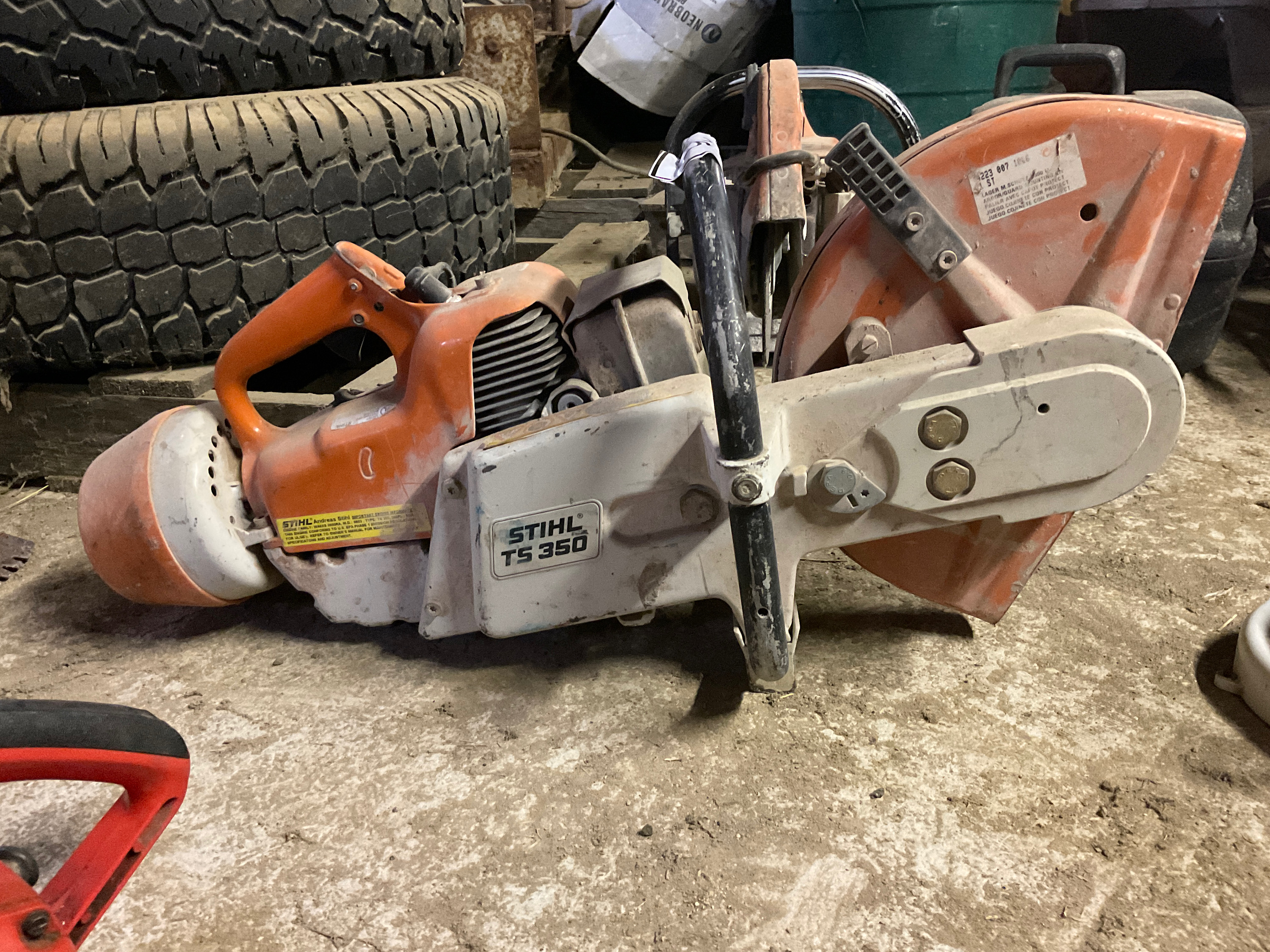 Stihl 350 concrete saw outlet