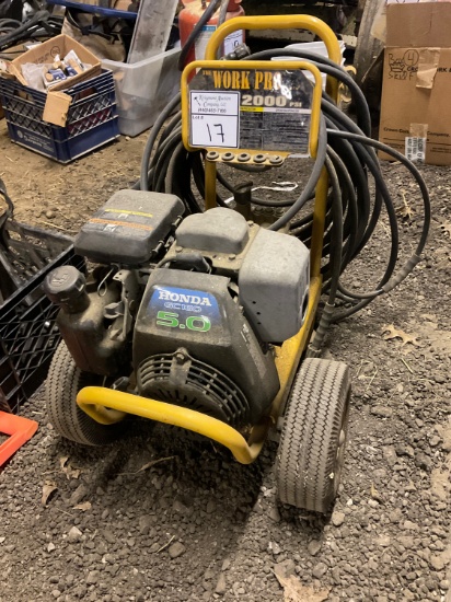 THE WORKPRO 200PSI PRESSURE WASHER