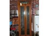 ANTIQUE TELEPHONE BOOTH (NO PHONE)