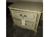 HENRY LINK WHITE 2 DRAWER NIGHT STAND