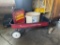 RADIO FLYER WAGON, METAL GAS CAN, METAL STOCK POT