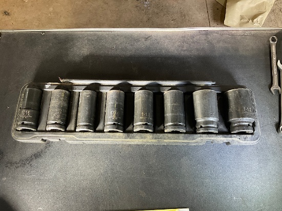 PITTSBURGH 3/4” DRIVE DEEP WELL IMPACT SOCKET SET