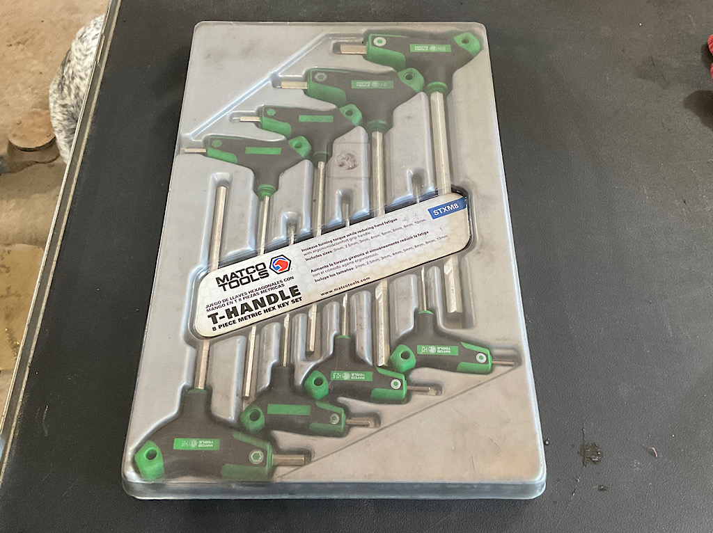 Matco hex online grip wrench set
