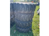 NEW SKID STEER 10-16.5 WHEELS AND TIRES