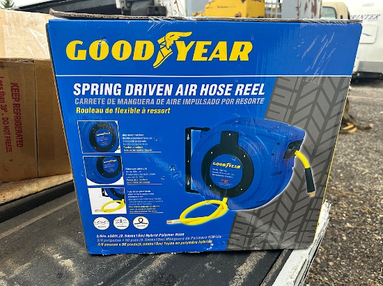 GOODYEAR SPRING DRIVEN AIR HOSE REEL