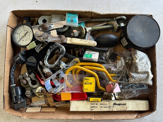 MISCELLANEOUS HARDWARE, SNAP-ON SOLDER TIP, FUSES, BATTERY CABLE TERMINALS