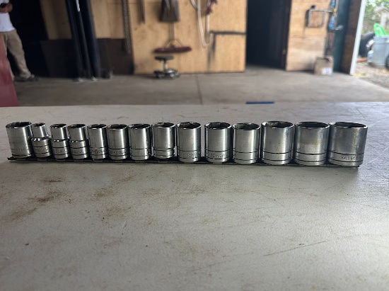 S-K 13 PC CHROME SOCKET SET