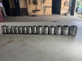S-K 13 PC CHROME SOCKET SET