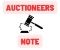 AUCTIONEERS NOTE