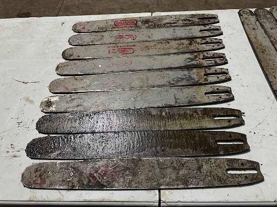 9 CHAINSAW GUIDE BARS