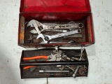 TOOLBOX OF ASSORTED HAND TOOLS