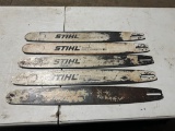 5 CHAINSAW GUIDE BARS