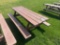 8' WOODEN PICNIC TABLE