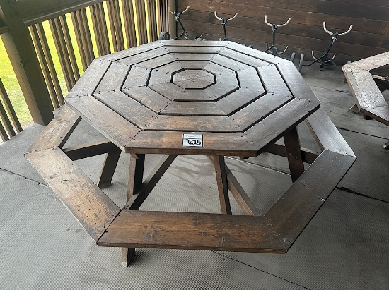 5' OCTAGONAL PICNIC TABLE