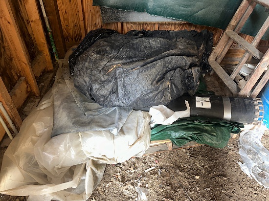 PALLET OF TARPS/ PLASTIC