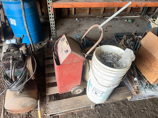 BATTERY CHARGER, AIR LINE, TOOLS