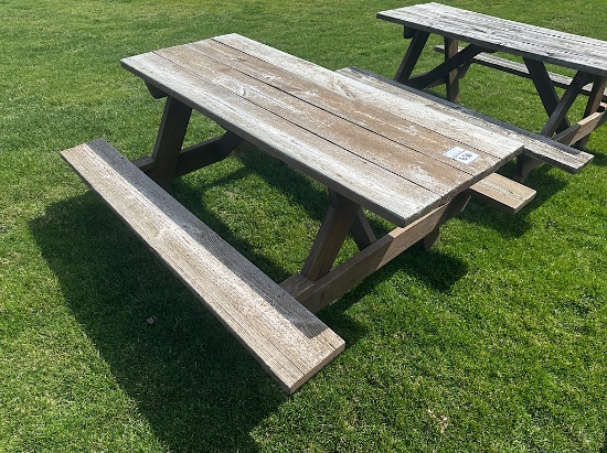 6' WOODEN PICNIC TABLE