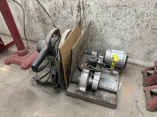 PORTER CABLE CHOPSAW, GRINDER